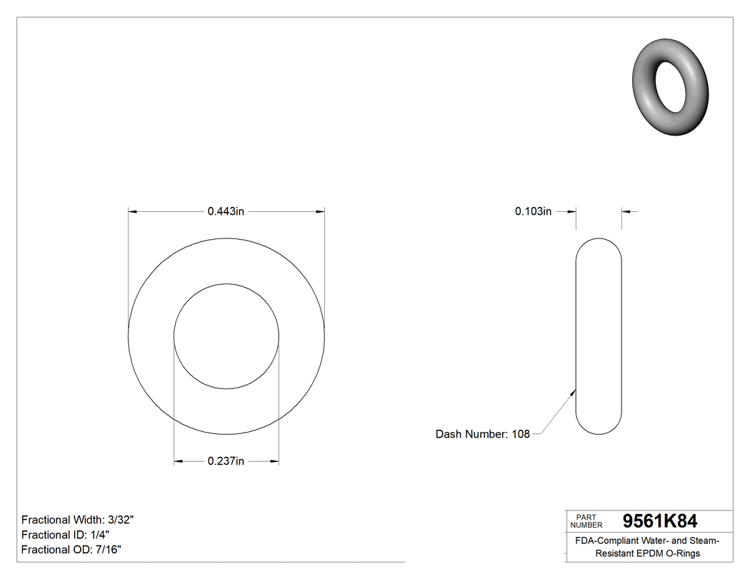 Technical drawing - 9561K84